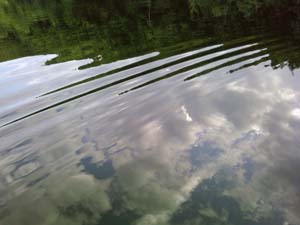 Viewse froim the Canoose 3 reflection on the water